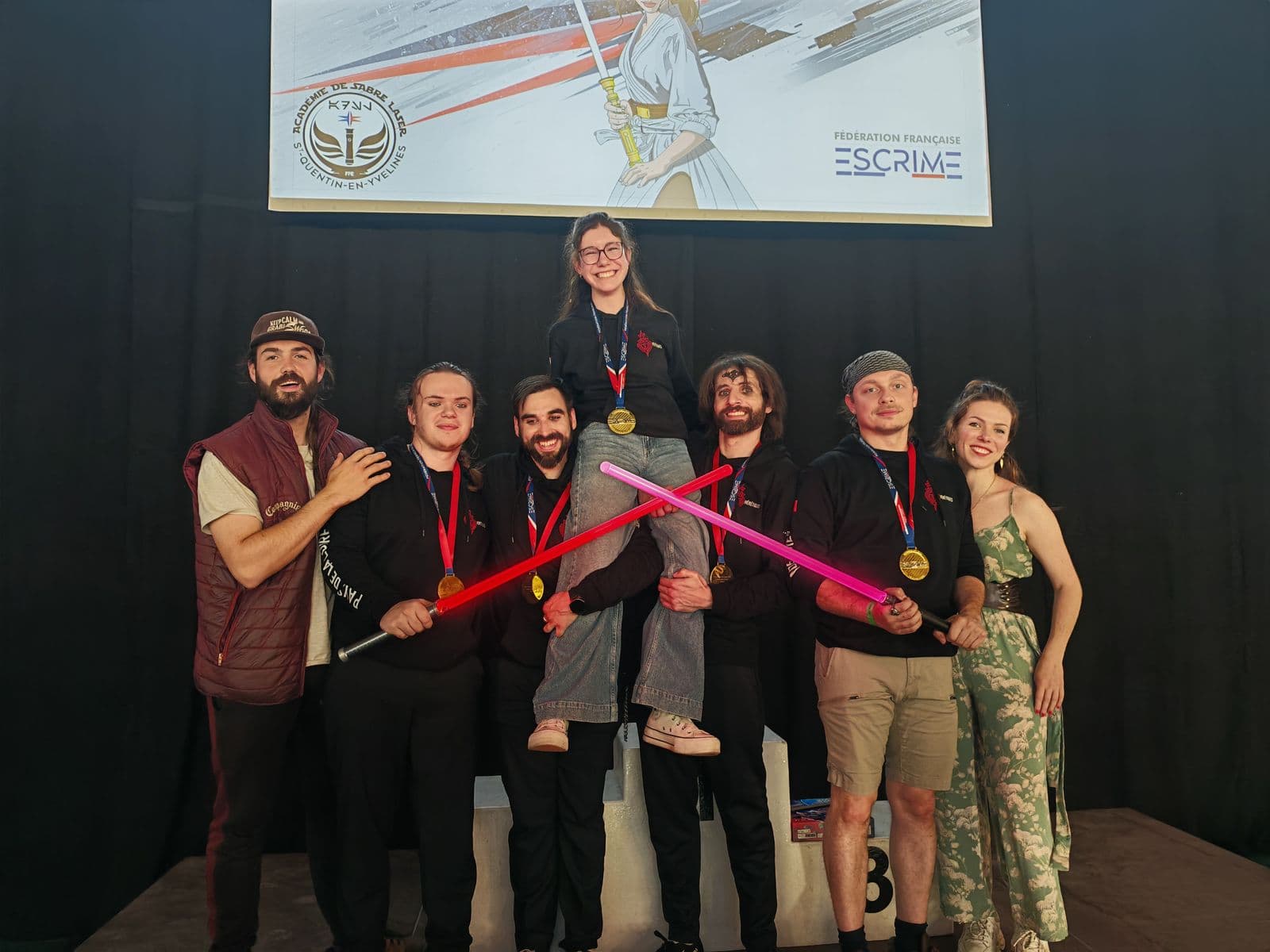 Championnat de France de Sabre Laser Adultes — Champions de France !